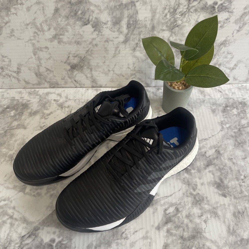 Adidas BOOST Mens 7 Codechaos Sport Core Lace Up Running Sneakers Low Top Black